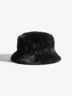 Friends Like These Noir - Chapeau en fausse fourrure Sale