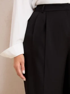 Friends Like These Noir - Premium Elastic Back habillé Ample Pantalons Grandes tailles Discount