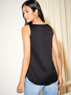 Friends Like These Noir - débardeur à col en V Clearance