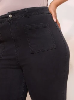 Friends Like These Noir - Jean évasé à poche haute New