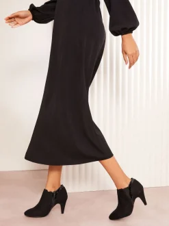 Friends Like These Noir - bottines en matériaux à talons mi-hauts Online