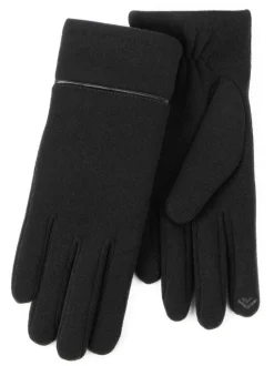 Totes Noir - Gants d’hiver Isotoner Smartouch thermiques pour femme avec détails de passepoil Discount