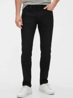 Gap Noir - Coupe ajustée Comfort Extensible Tapered Jeans Outlet