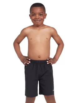 Zoggs Noir - Garçons Penrith 15 Inch Short de bain Clearance