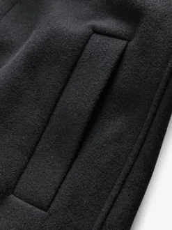 Next Noir - Gilet en laine à chevrons Manteau matelassé Clearance