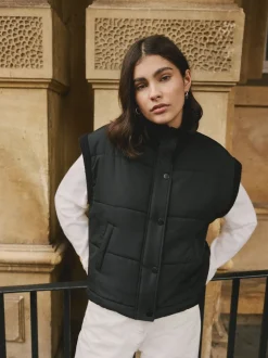Next Noir - Gilet rembourré Clearance