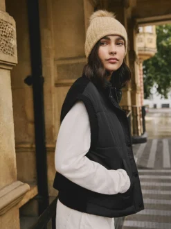 Next Noir - Gilet rembourré Clearance