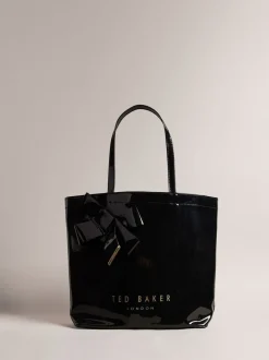 Ted Baker Noir - Grand sac à logo et nœud Nicon Sale