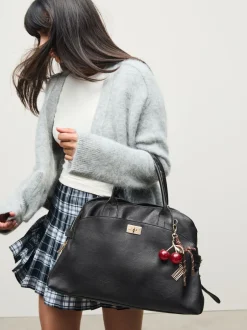 Next Noir - Grand sac cabas avec breloques Hot