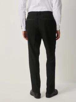 Next Noir - habillé Fit Tuxedo Pantalon de costume Clearance