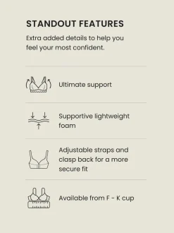 Next Noir - Haut de bikini bandeau DK Twist à armatures Clearance