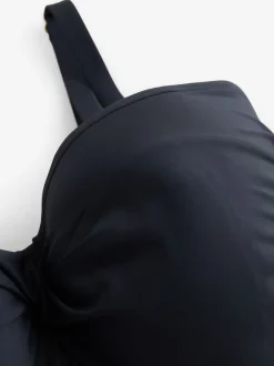 Next Noir - Haut de bikini bandeau DK Twist à armatures Clearance