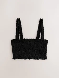 Next Noir - Haut de bikini Bandeau Shirred