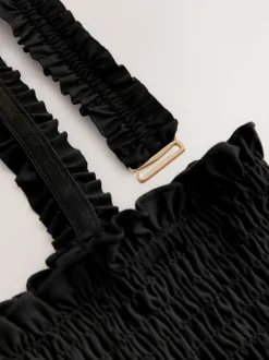 Next Noir - Haut de bikini Bandeau Shirred