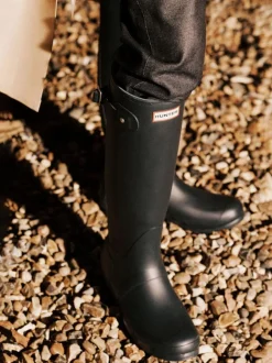 Hunter Noir - Wellies Original Grand pour hommes Discount
