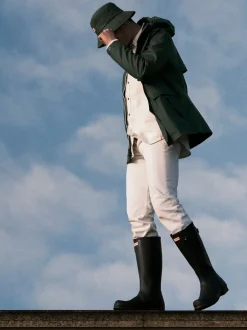 Hunter Noir - Wellies Original Grand pour hommes Discount