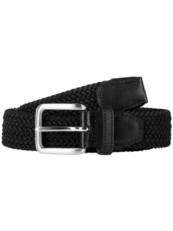 JACK & JONES Noir - Ceinture tissée Clearance
