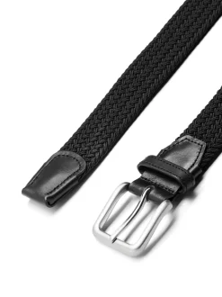 JACK & JONES Noir - Ceinture tissée Clearance