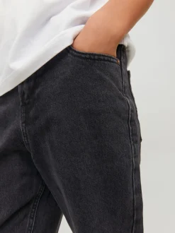 JACK & JONES JUNIOR Noir - JACK & JONES Jean Chris Junior coupe décontractée Hot