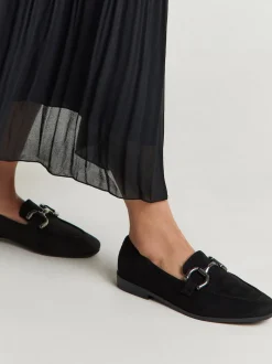 JD Williams Noir - Mocassins classiques avec bordure snaffle Outlet