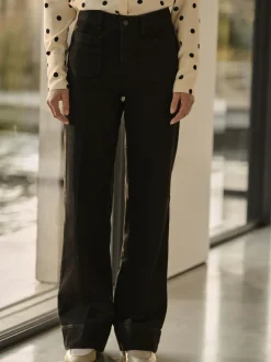 Next Noir - Jean ample à poches plaquées Discount