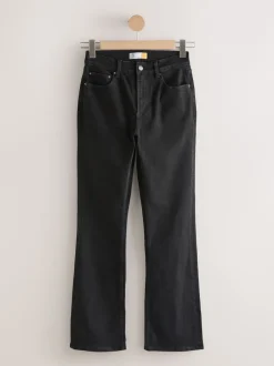 Next Noir - Jean bootcut Extensible taille Milieu Outlet