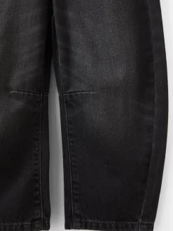 Cotton On Noir - Jean unisexe Barrel Leg