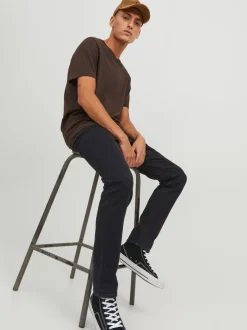 JACK & JONES - Jean slim Glenn Noir Discount