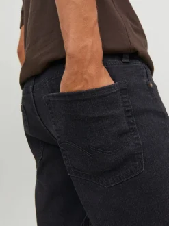 JACK & JONES - Jean slim Glenn Noir Discount