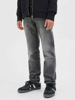 JACK & JONES JUNIOR Noir - Jean slim Glenn bleu Clearance