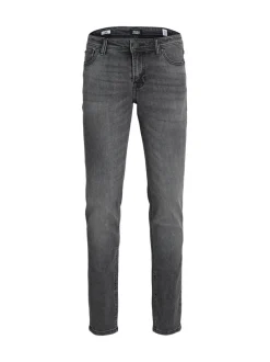 JACK & JONES JUNIOR Noir - Jean slim Glenn bleu Clearance