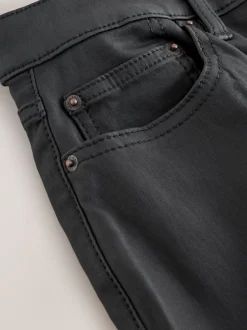 Next Noir - Jeans skinny en Denim enduit Hot