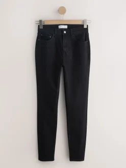 Next Noir - Jeans skinny extensible taille milieu Hot