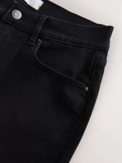 Next Noir - Jeans skinny extensible taille milieu Hot