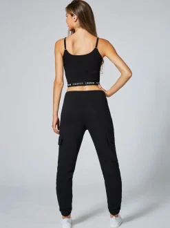Pineapple Noir - Jogging cargo femme Hot