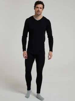Mountain Warehouse - Jogging Merino II thermique homme Noir Outlet