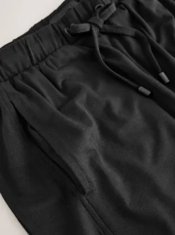 Next Noir - Joggings à jambe large en jersey Hot