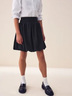 Next Noir - Jupe à enfiler en jersey extensible à ourlet boule (3-17ans) Discount