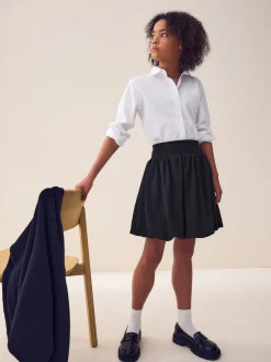 Next Noir - Jupe à enfiler en jersey extensible à ourlet boule (3-17ans) Discount