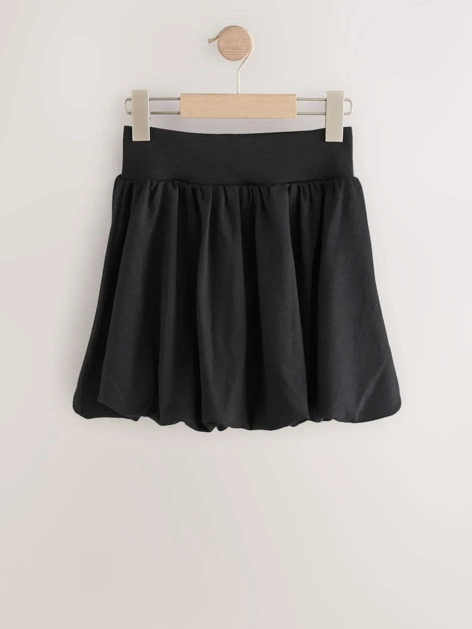 Next Noir - Jupe à enfiler en jersey extensible à ourlet boule (3-17ans) Discount