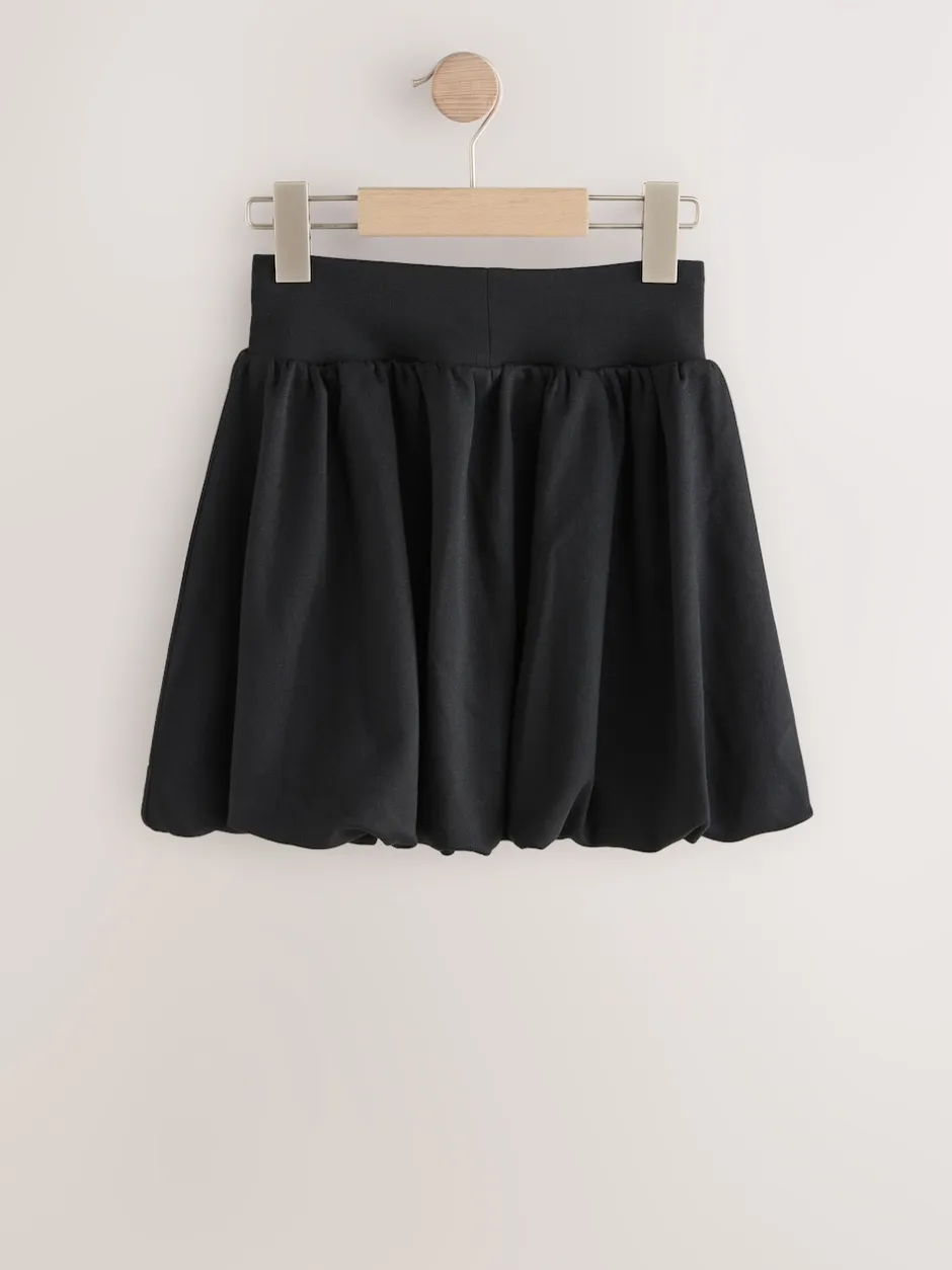 Next Noir - Jupe à enfiler en jersey extensible à ourlet boule (3-17ans) Discount