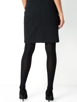 Roman Noir - Jupe courte en jersey texturé New