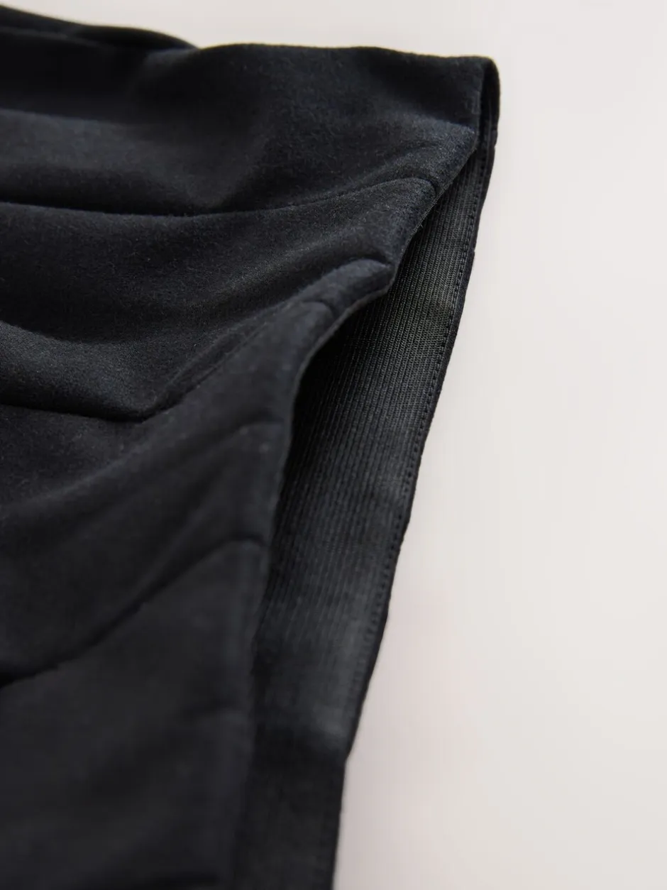 Next Noir - Jupe d’école plissée extensible en jersey (3-17ans) Clearance