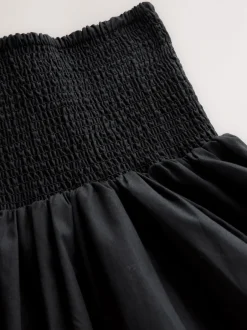 Next Noir - Jupe longue Maxi froncée Sale