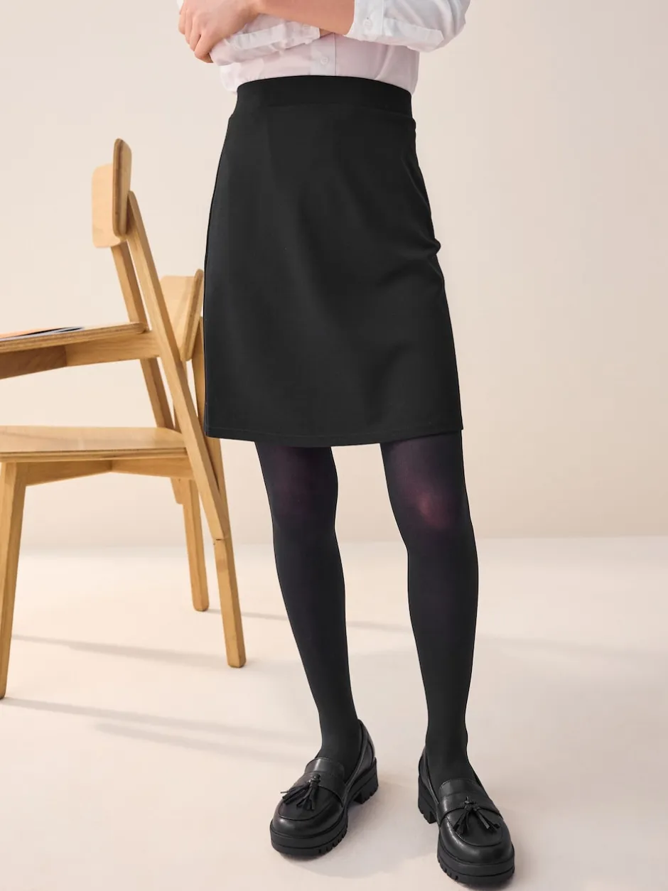 Next Noir - Jupes crayon d’école en jersey extensible à enfiler Ado (9-18ans) Hot
