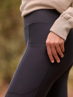 Next Noir - Legging d’extérieur doublé en polaire à poignée chaude