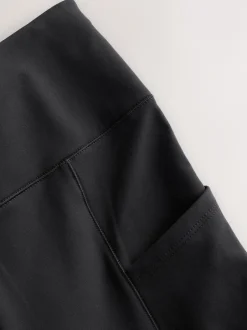 Next Noir - Legging d’extérieur doublé en polaire à poignée chaude