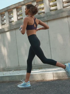 Next Noir - Legging sculptant mi-long Active Sports Tummy Control taille haute