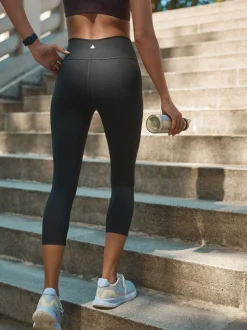 Next Noir - Legging sculptant mi-long Active Sports Tummy Control taille haute