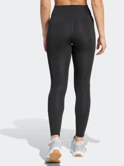 adidas - Leggings longs Optime Essentials à poche stash Noir Discount